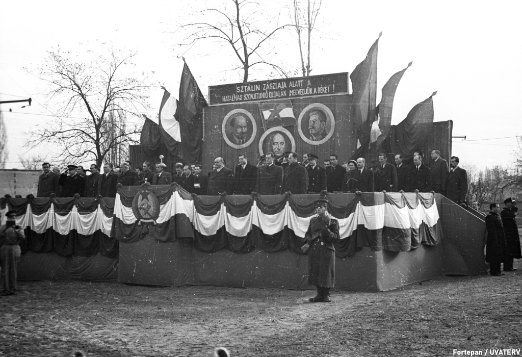 Nyíregyháza vasútállomás átadása 1951
