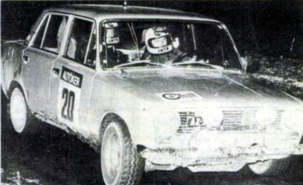 Garay Zoltán Polski Fiat versenyautója