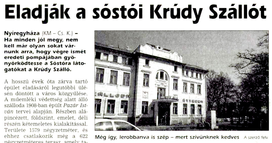 Krúdy szálló