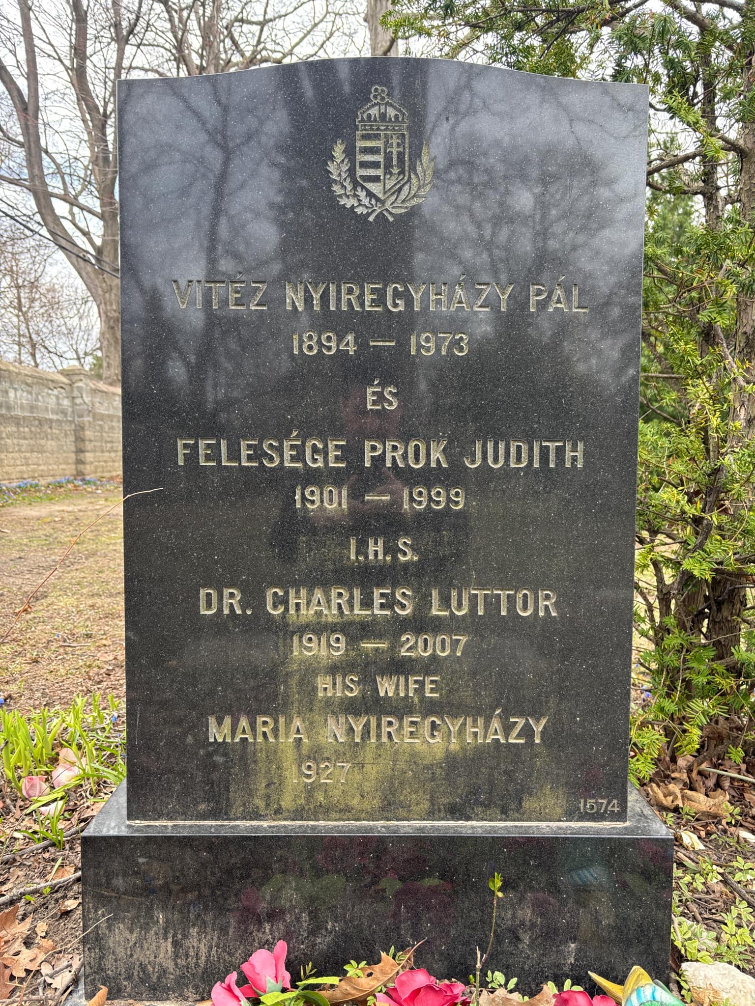 Szohor Pál, Nyíregyházy Pál sírja Torontóban
