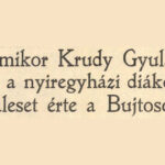 Krúdy Gyula balesete