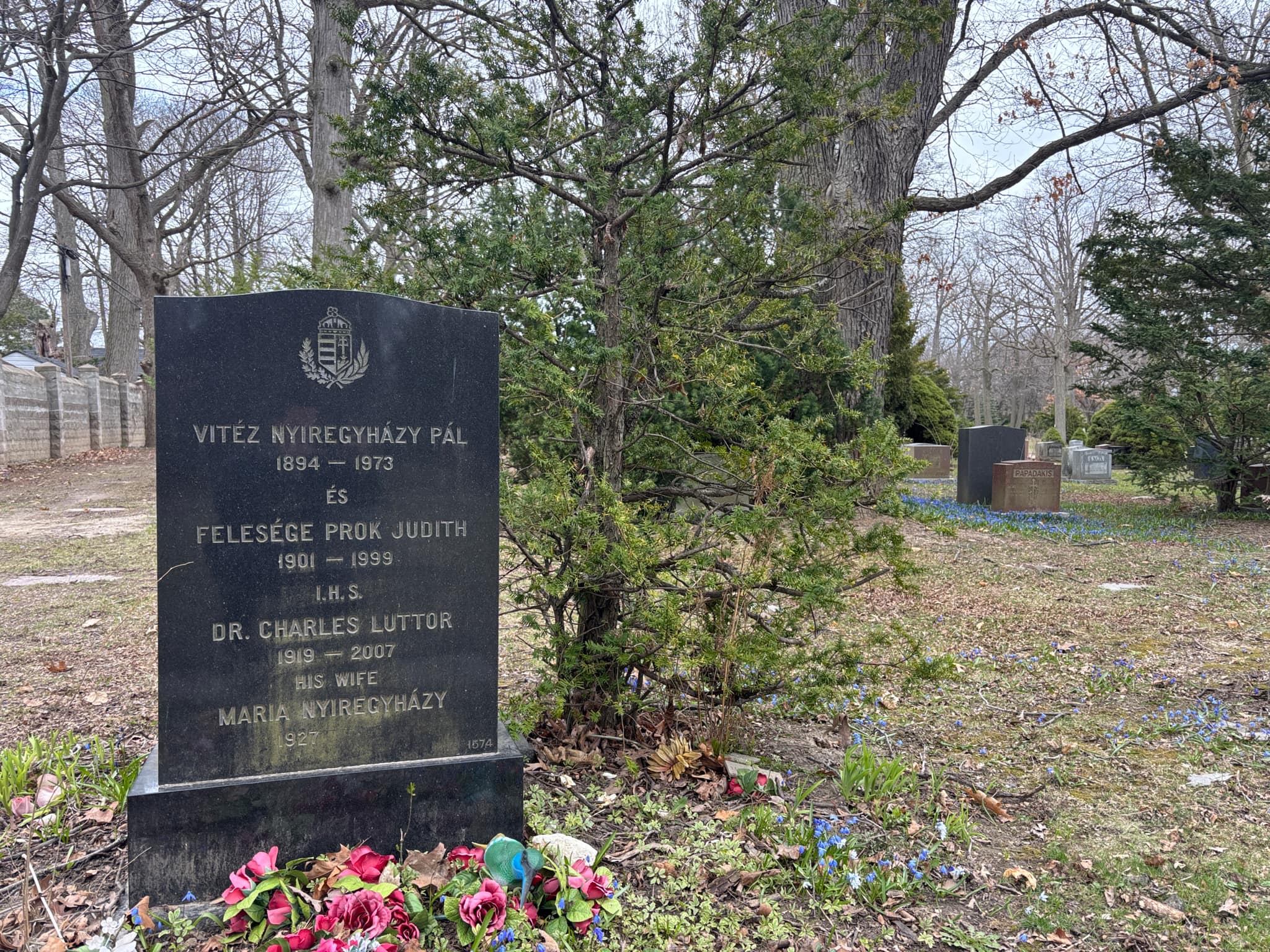 Szohor Pál, Nyíregyházy Pál sírja Torontóban