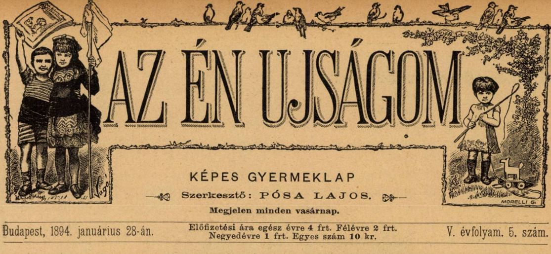 Az Én Újságom 1894-es címlapja