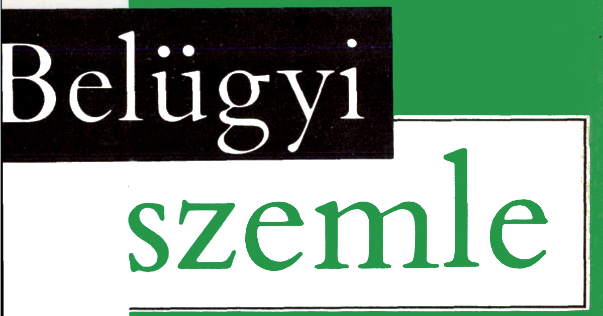Belügyi Szemle